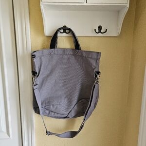 Thirty-One Gifts Retro Metro Fold-Over new without package in Grey